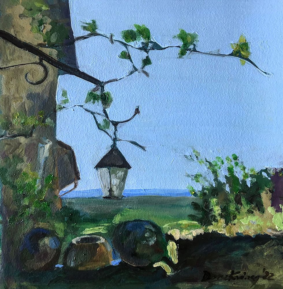 Street Lamp art print by Dora Krincy for $57.95 CAD