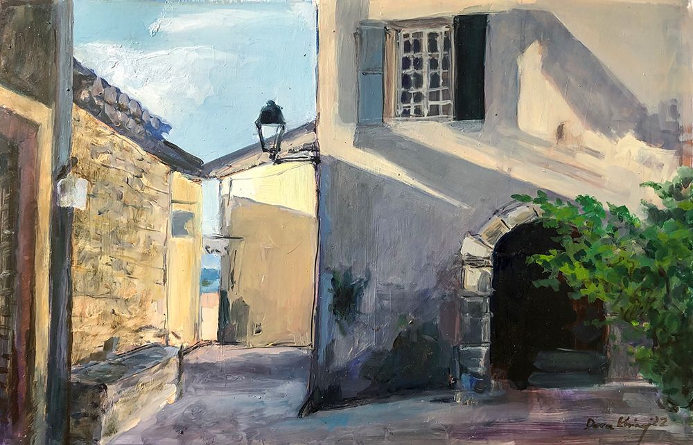 Old Town art print by Dora Krincy for $57.95 CAD
