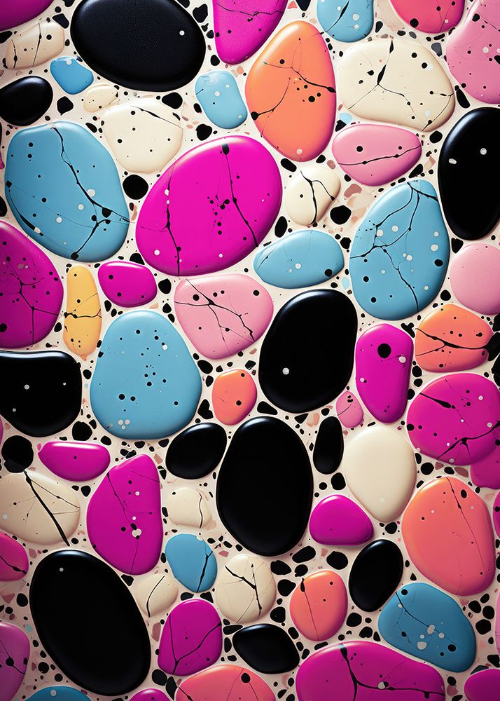 Terrazo Pattern Art 8 art print by Justyna Jaszke for $57.95 CAD