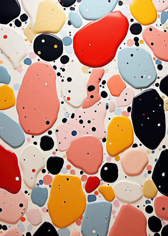 Terrazo Pattern Art 6 art print by Justyna Jaszke for $57.95 CAD