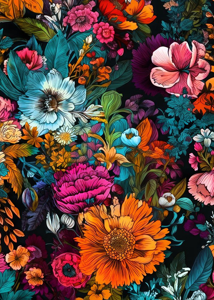 Meadow Flowers 6 art print by Justyna Jaszke for $57.95 CAD