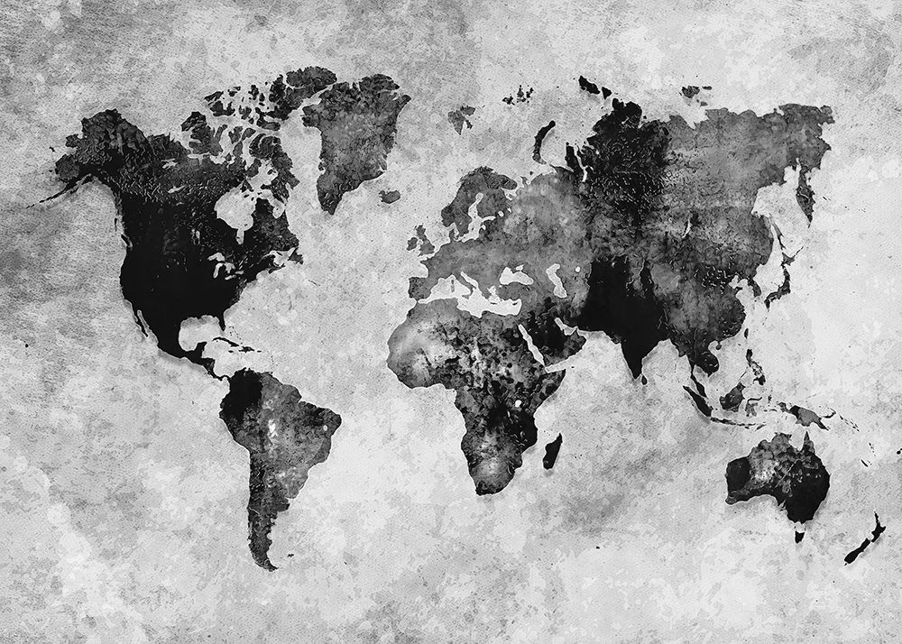 World Map 12 art print by Justyna Jaszke for $57.95 CAD