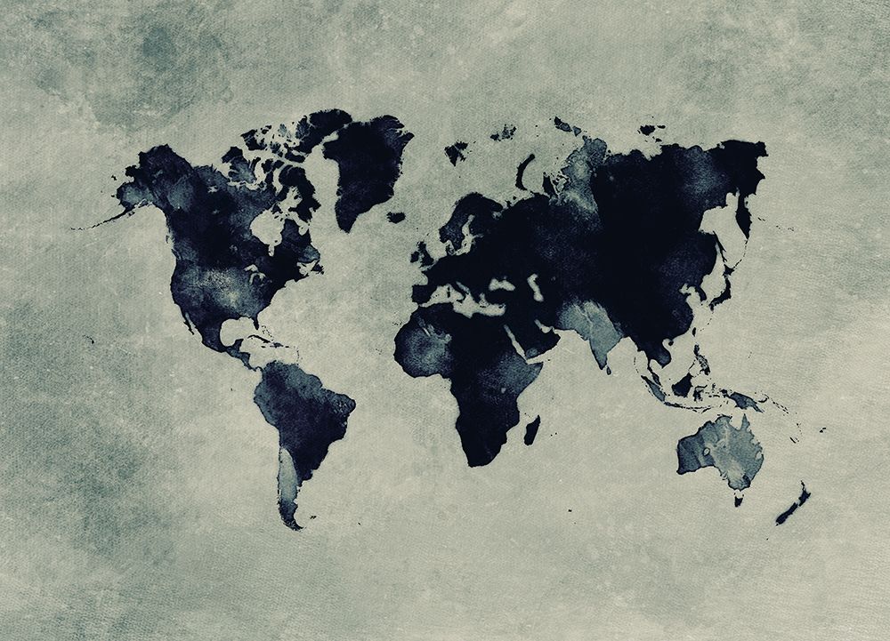 World Map 19 art print by Justyna Jaszke for $57.95 CAD