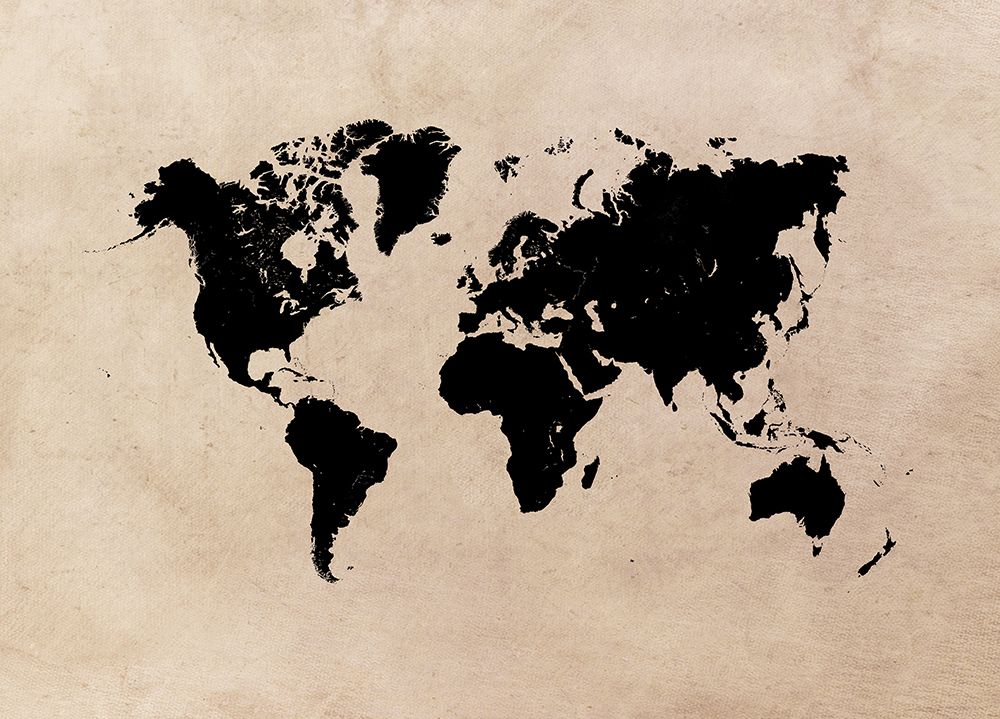 World Map 25 art print by Justyna Jaszke for $57.95 CAD