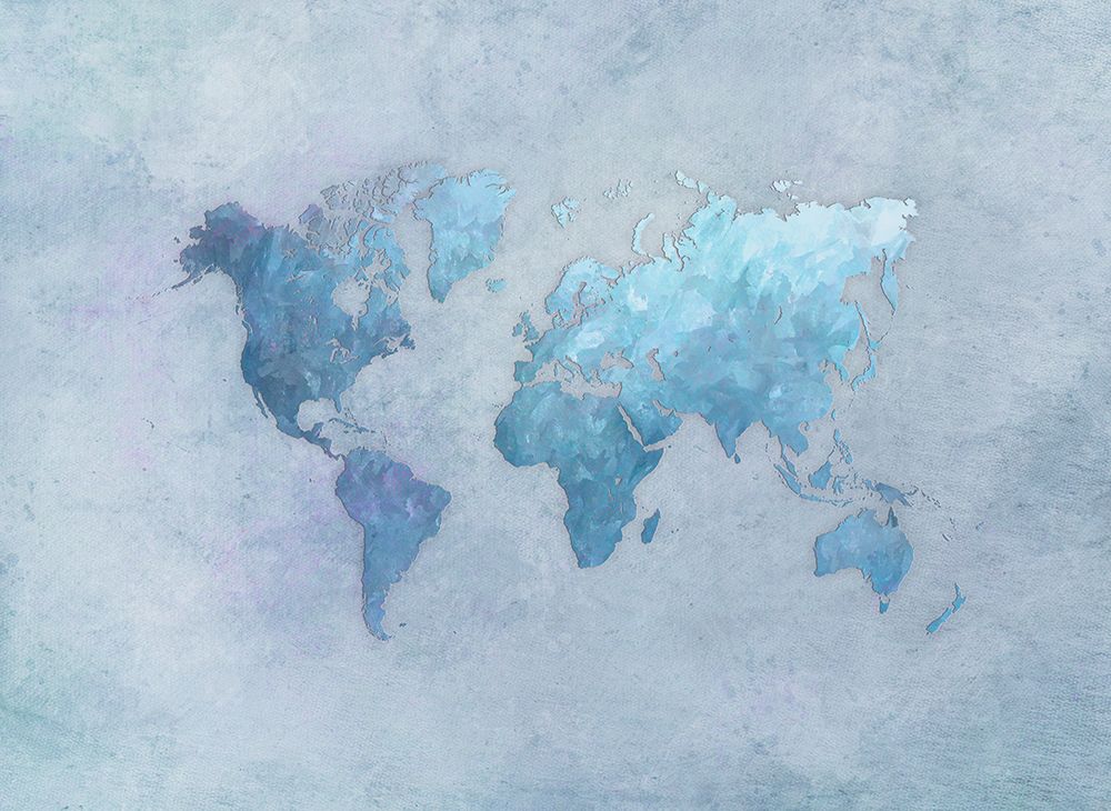World Map 32 art print by Justyna Jaszke for $57.95 CAD