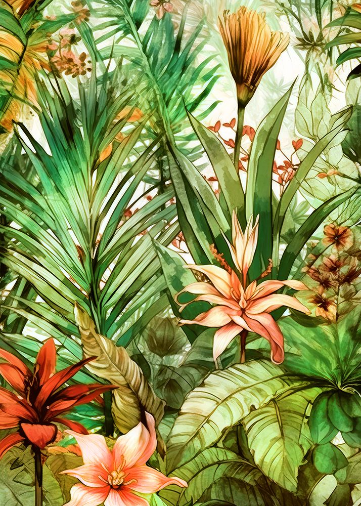 Tropical Flora 2 art print by Justyna Jaszke for $57.95 CAD