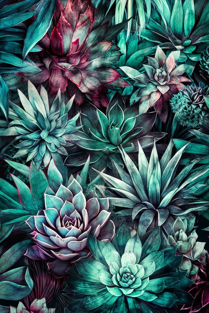 Succulents And Cactus 4 art print by Justyna Jaszke for $57.95 CAD