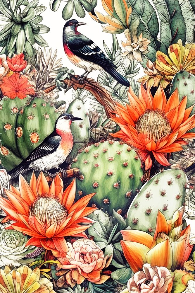 Succulents And Cactus 7 art print by Justyna Jaszke for $57.95 CAD