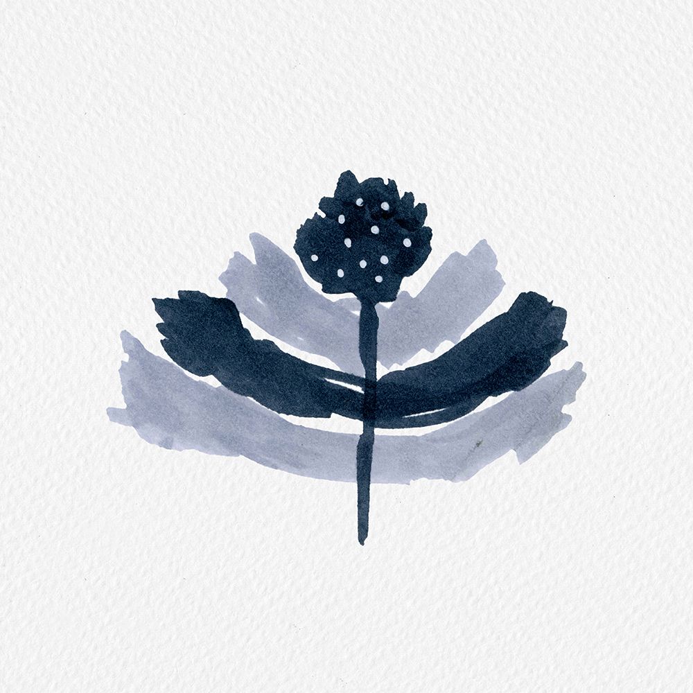 Happy Floral Black White art print by Michele Channell for $57.95 CAD