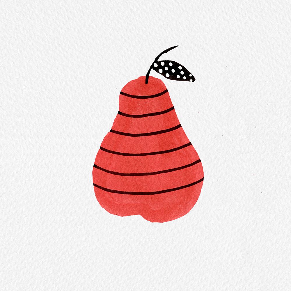 Pear Red art print by Michele Channell for $57.95 CAD