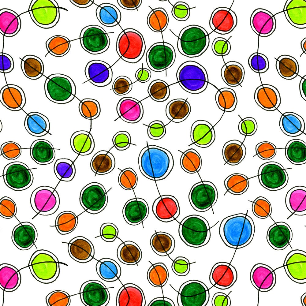Circle Connection Multicolor art print by Michele Channell for $57.95 CAD