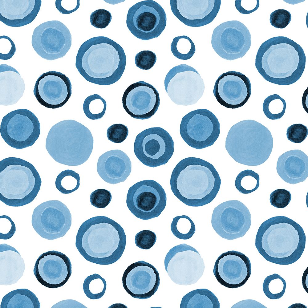 Circles Retro Turquoise art print by Michele Channell for $57.95 CAD