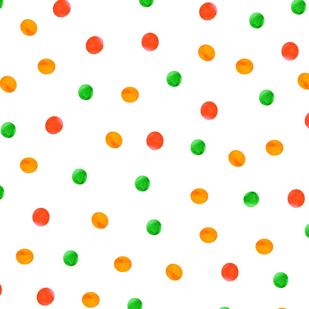 Dots Green Orange art print by Michele Channell for $57.95 CAD