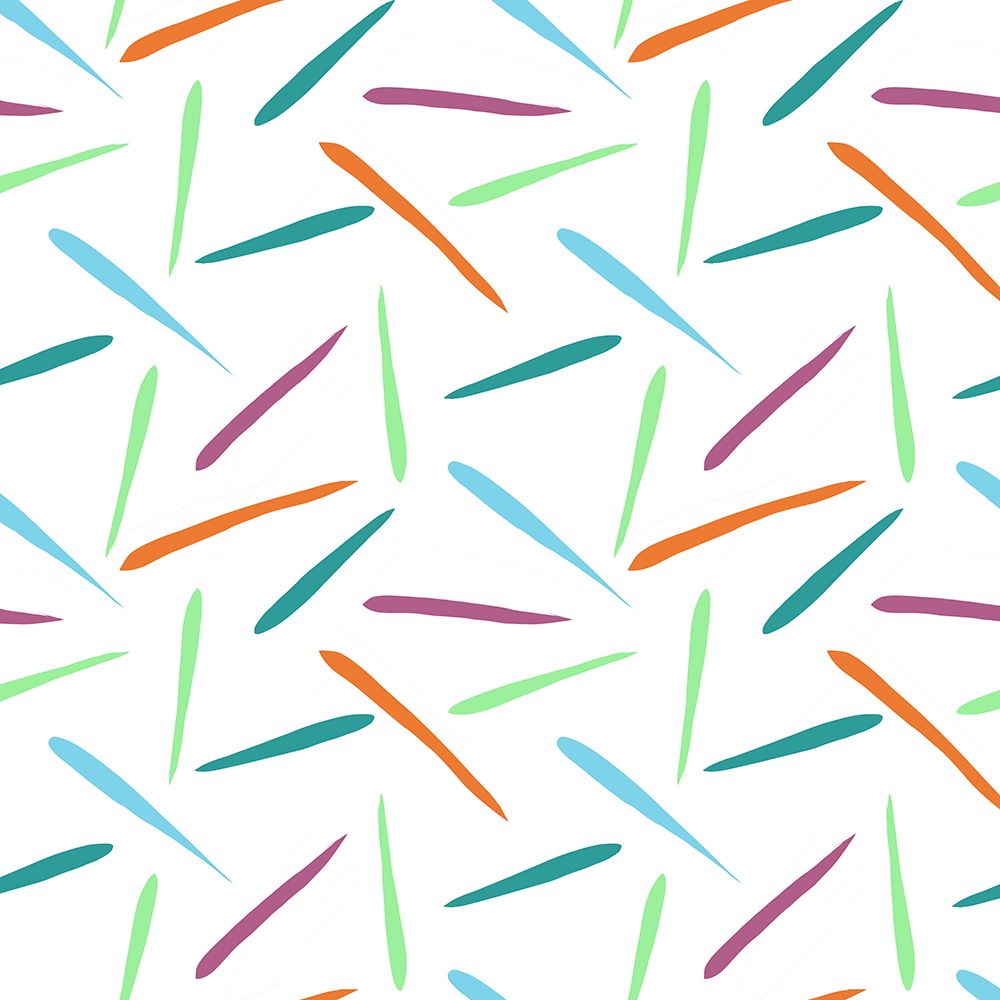 Falling Lines Multicolor Geometric art print by Michele Channell for $57.95 CAD