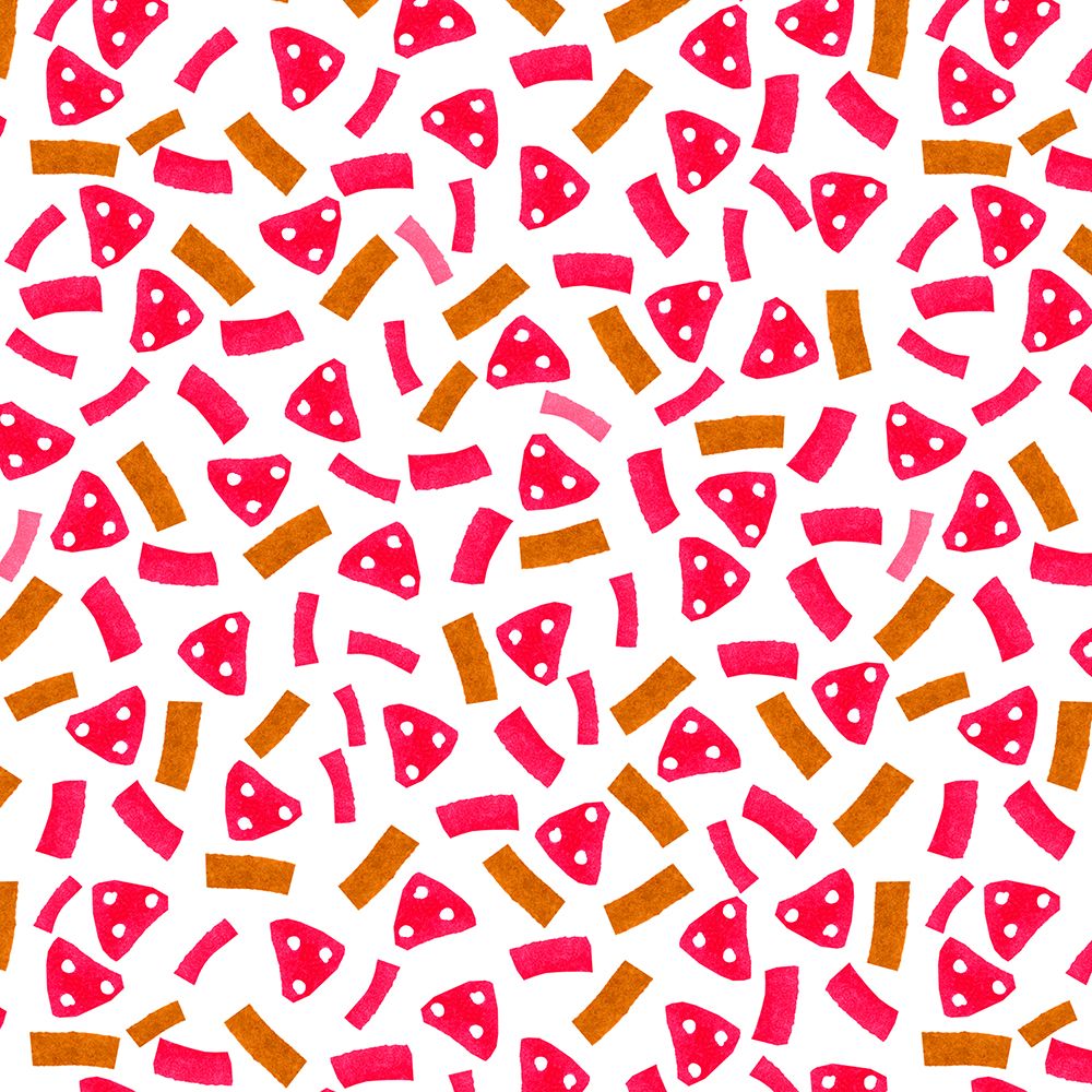 Geometric Marks Pink Brown art print by Michele Channell for $57.95 CAD