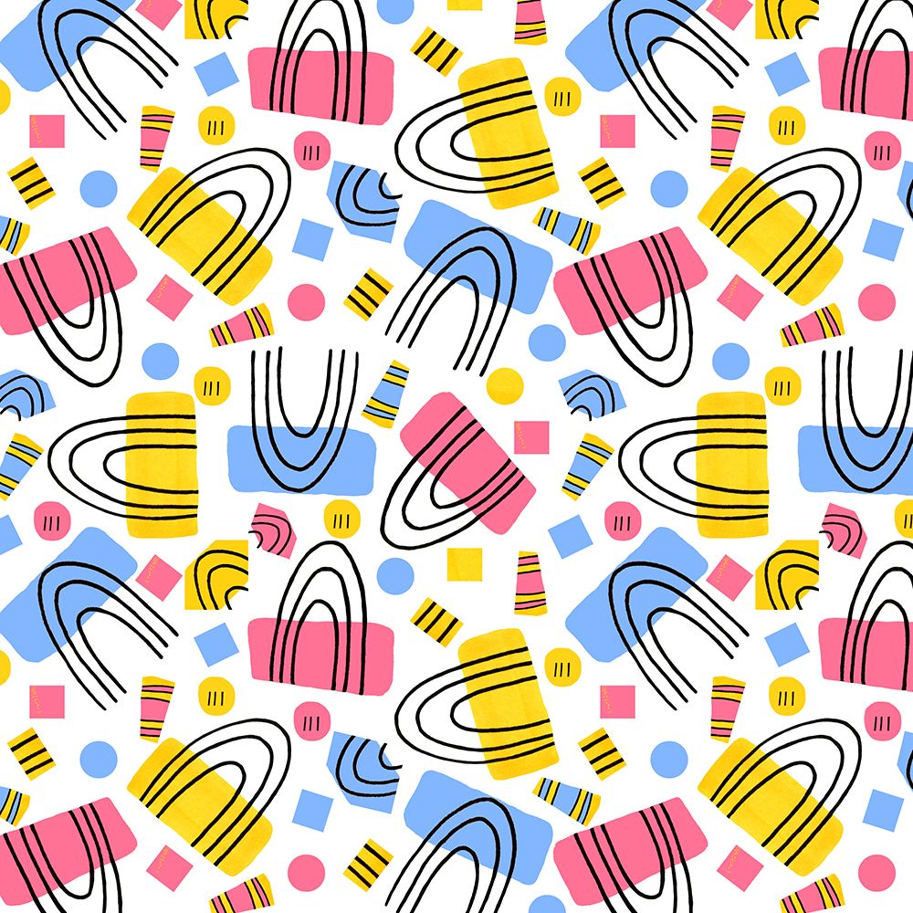 Horizon Rainbows Yellow Blue Pink art print by Michele Channell for $57.95 CAD