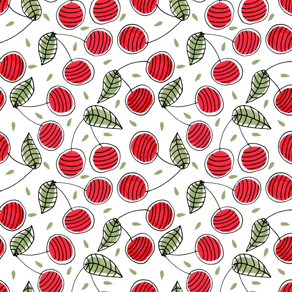 Red Cherries Fruit art print by Michele Channell for $57.95 CAD