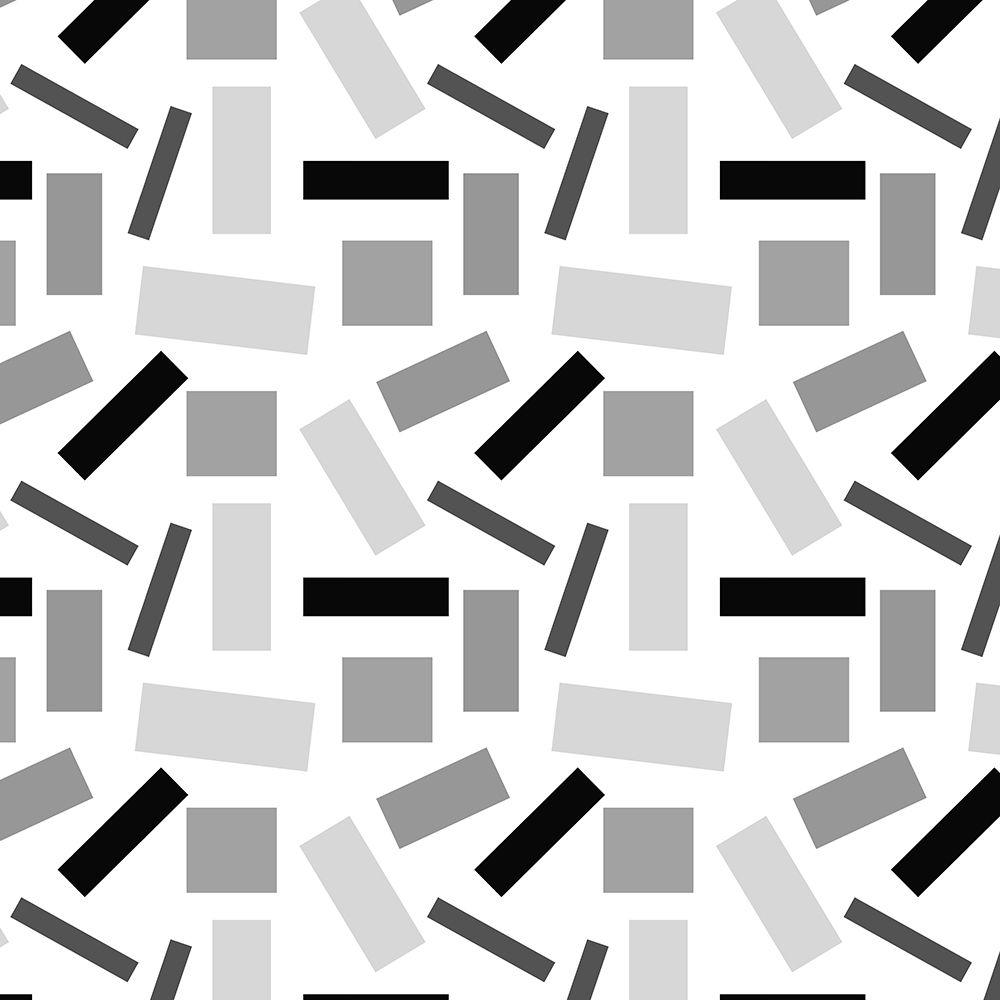 Shapely Black White Geometric art print by Michele Channell for $57.95 CAD