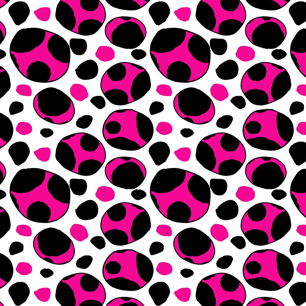 Spotty Retro Pink art print by Michele Channell for $57.95 CAD