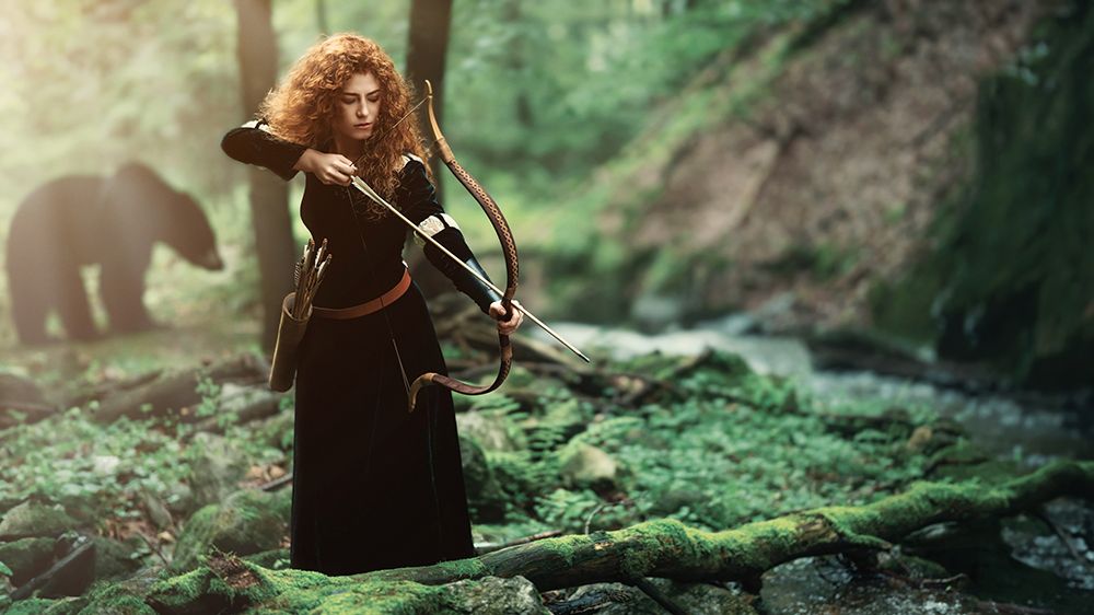 Merida - The Brave art print by Martin Lee for $57.95 CAD