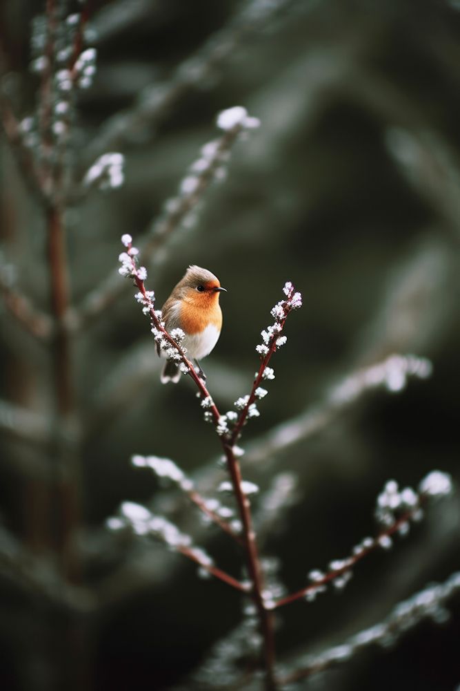 Cute Robin art print by Treechild for $57.95 CAD