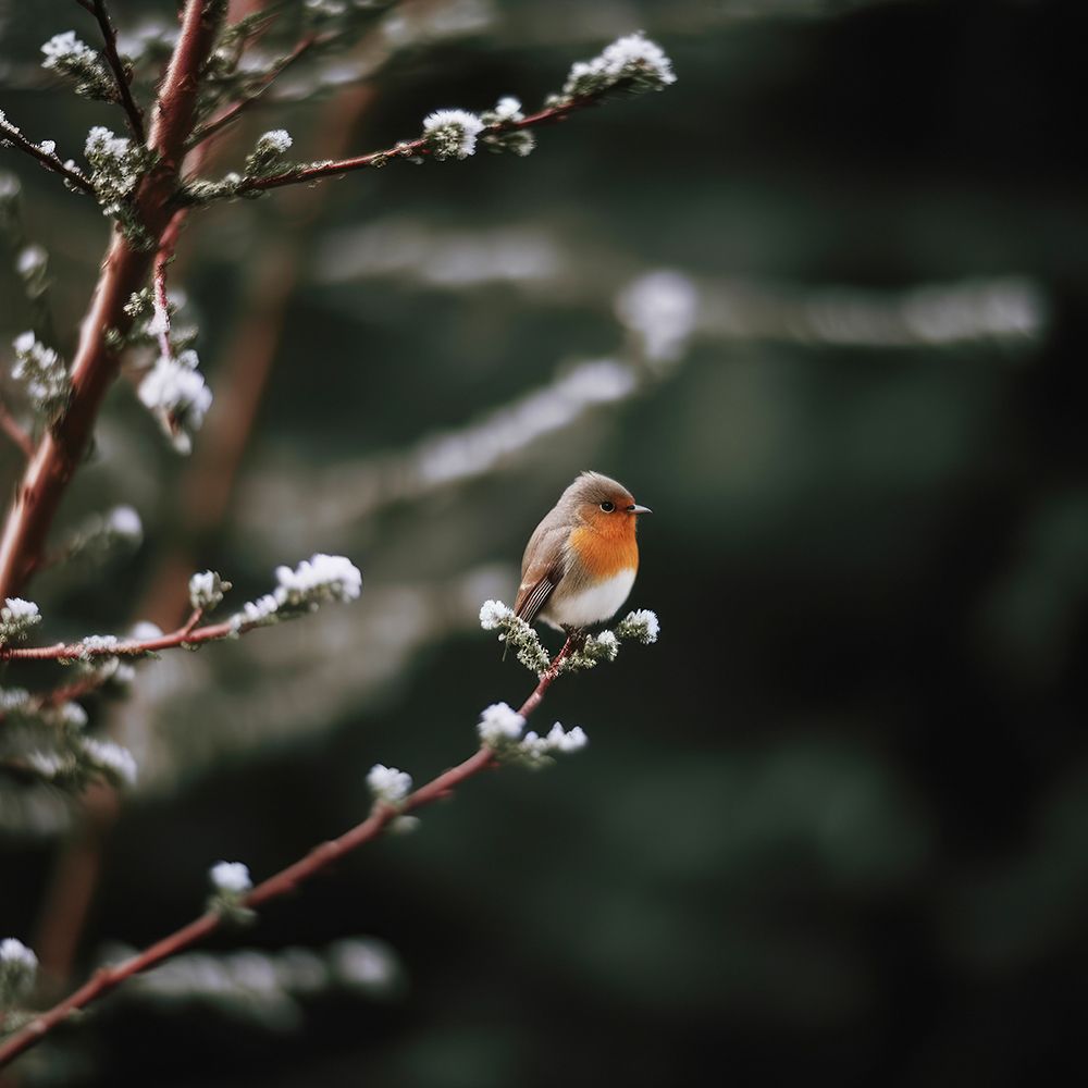 Cute Robin No 2 art print by Treechild for $57.95 CAD