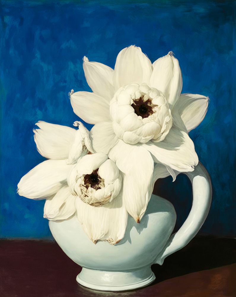 Two Beauties (Blue) art print by Treechild for $57.95 CAD