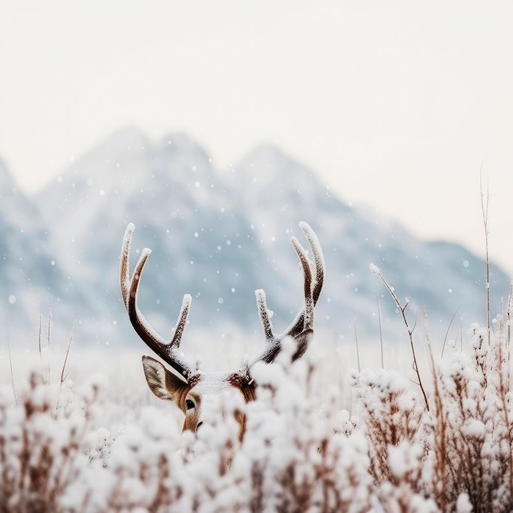 Shy Deer art print by Treechild for $57.95 CAD