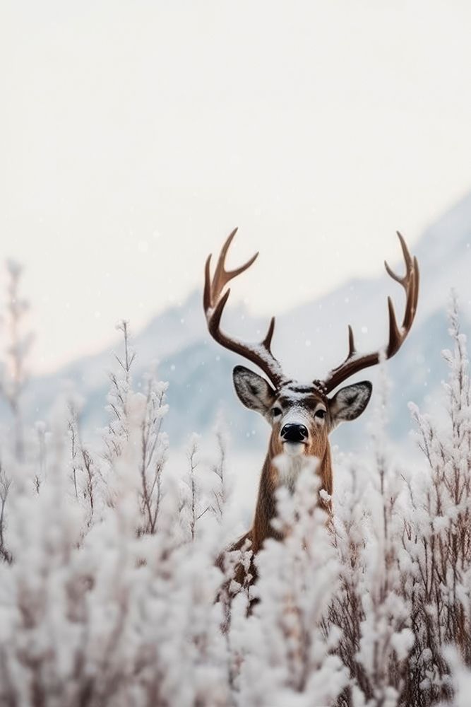 Curious Deer art print by Treechild for $57.95 CAD