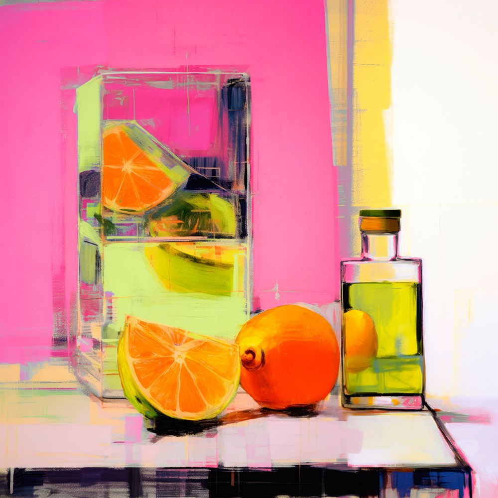 Neon Still Life No 3 art print by Treechild for $57.95 CAD