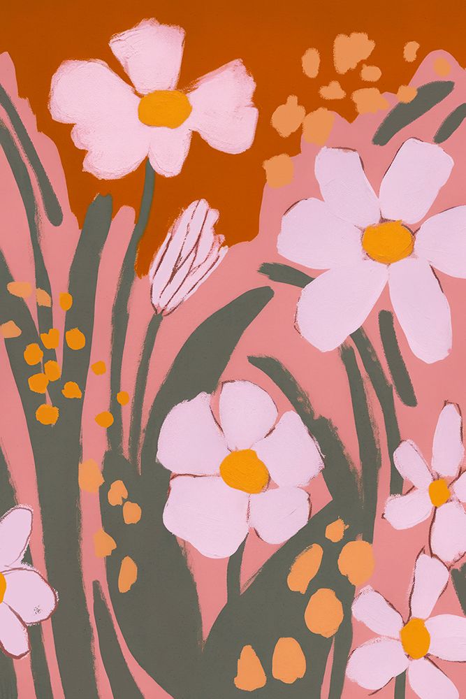 Cute Flower Impressions art print by Treechild for $57.95 CAD