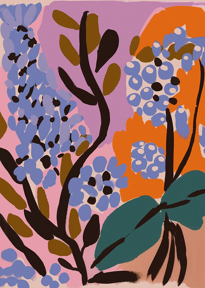 Pastel Berries art print by Treechild for $57.95 CAD