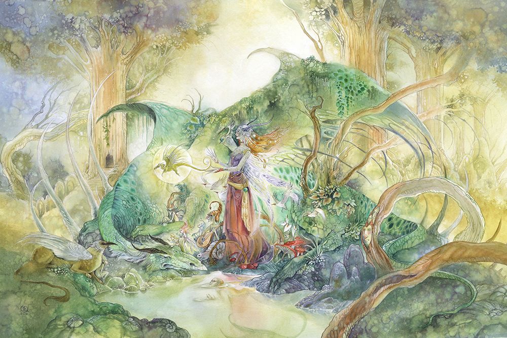 Ancient Sleep art print by Stephanie Law for $57.95 CAD