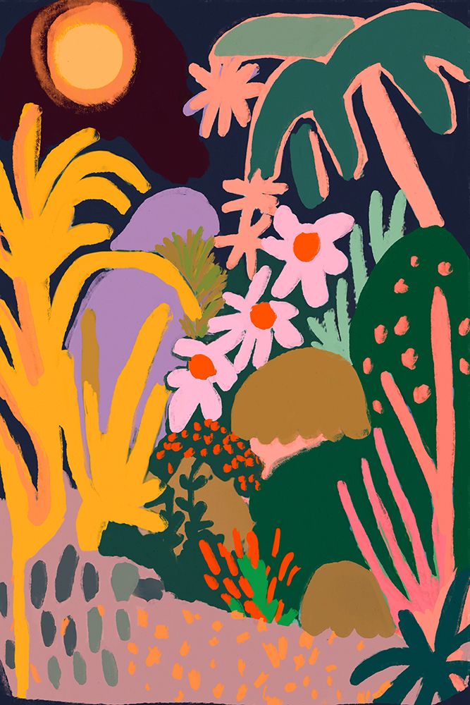 Moon Island art print by Treechild for $57.95 CAD