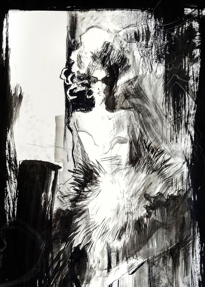 Cabaret 2 Version 50X70 art print by Dora Krincy for $57.95 CAD