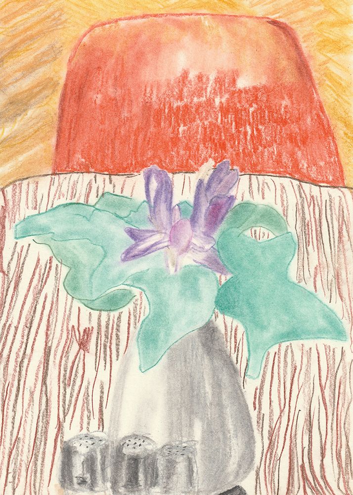 Vase Mit Irisblaandfrac14;Te art print by Eva Galonska for $57.95 CAD