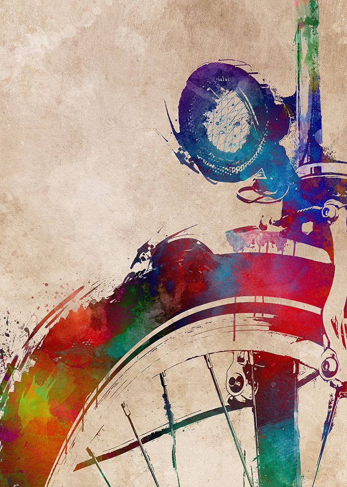 Cycling Sport Art 15 art print by Justyna Jaszke for $57.95 CAD