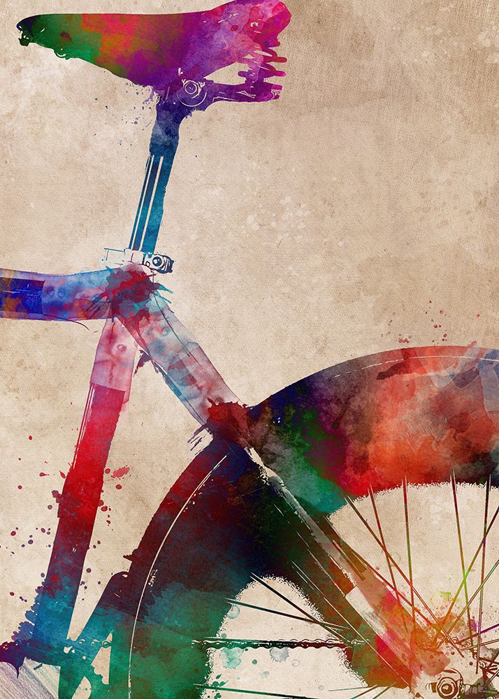 Cycling Sport Art 17 art print by Justyna Jaszke for $57.95 CAD
