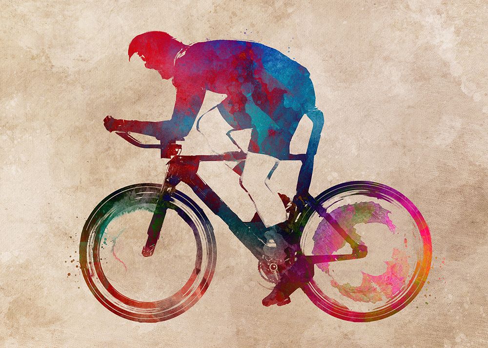 Cycling Sport Art 20 art print by Justyna Jaszke for $57.95 CAD