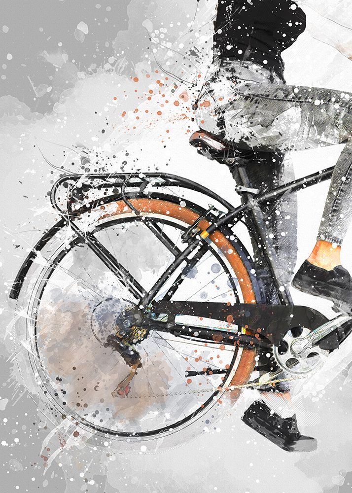 Cycling Sport Art 27 art print by Justyna Jaszke for $57.95 CAD