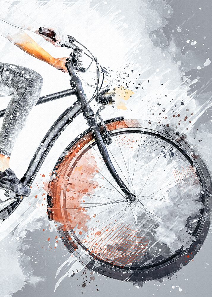 Cycling Sport Art 29 art print by Justyna Jaszke for $57.95 CAD