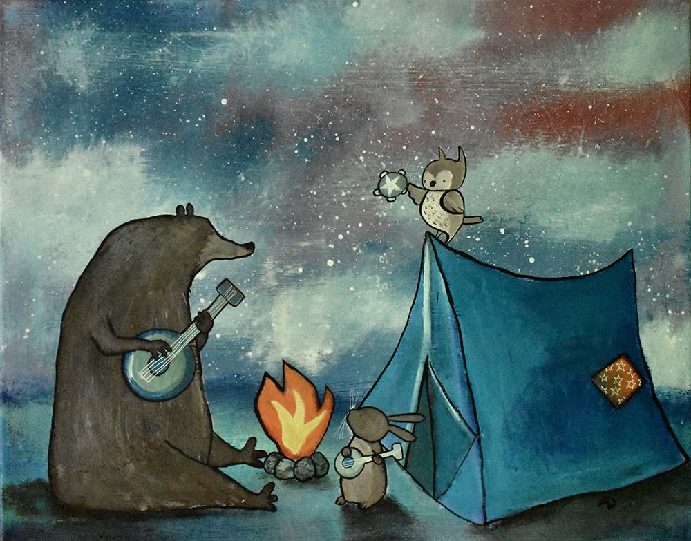 Campingfriends art print by Andrea Doss for $57.95 CAD