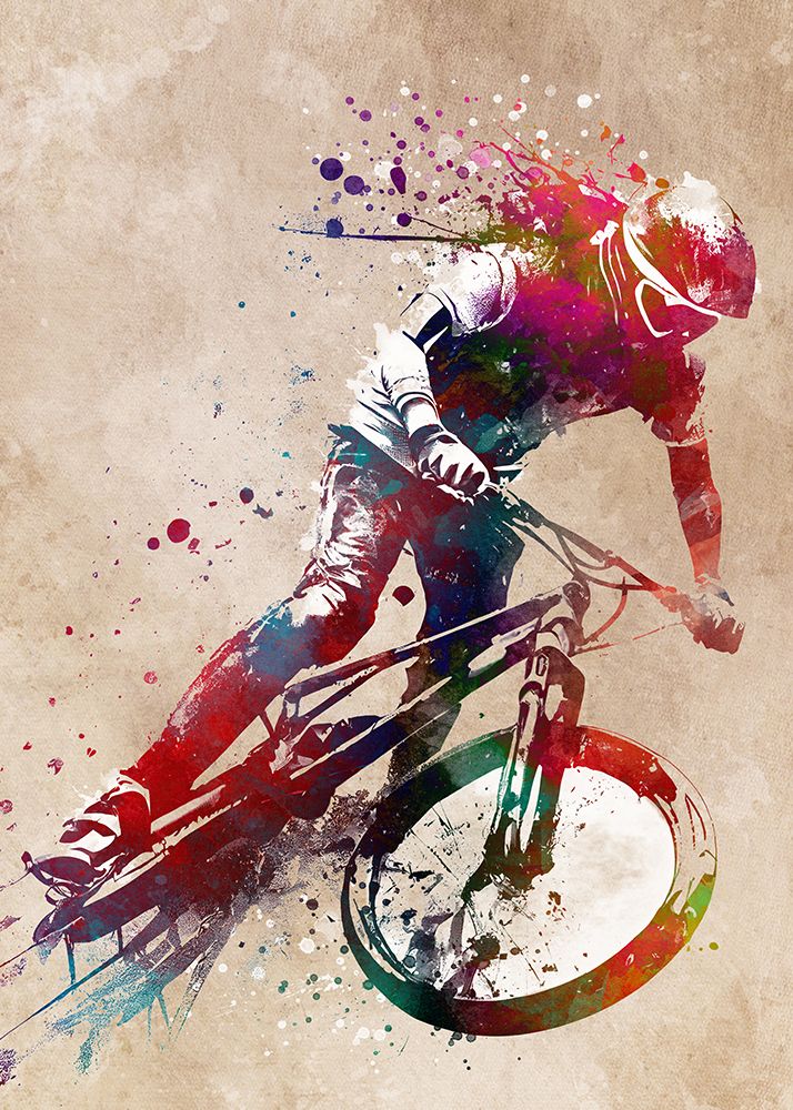Bmx Sport Art 31 art print by Justyna Jaszke for $57.95 CAD