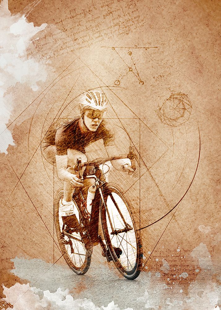 Cycling Sport Art 49 art print by Justyna Jaszke for $57.95 CAD