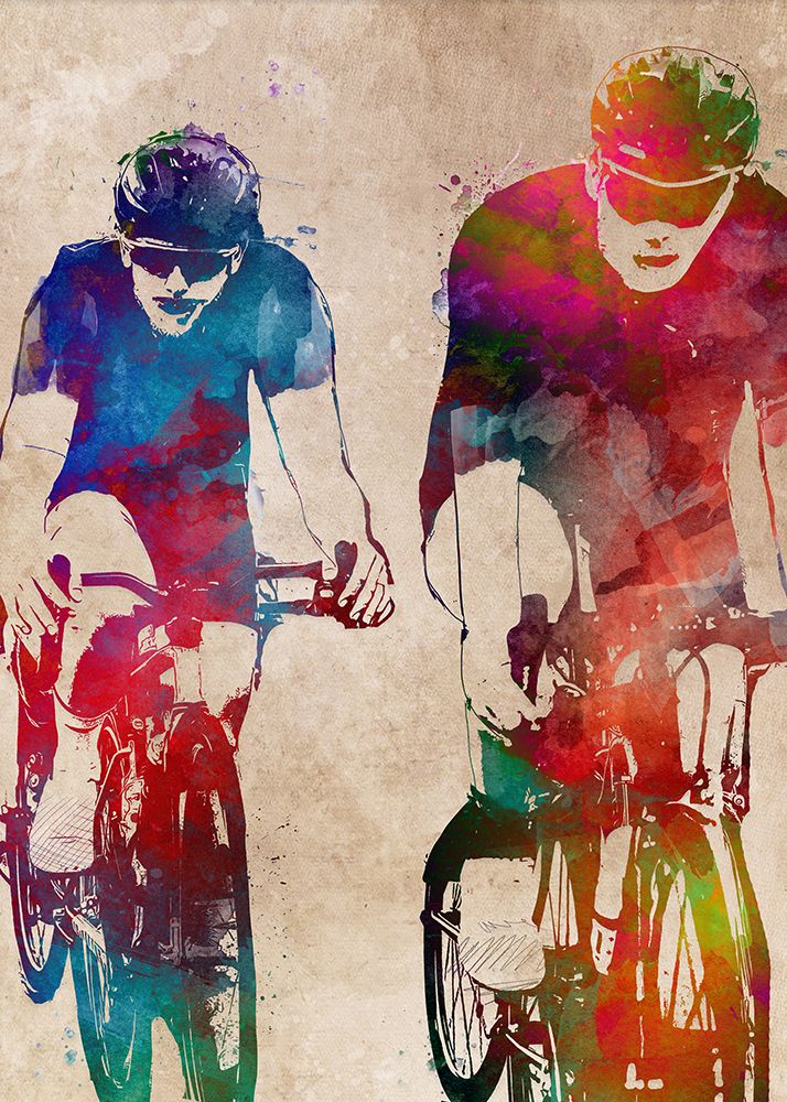 Bikers Sport Art 52 art print by Justyna Jaszke for $57.95 CAD
