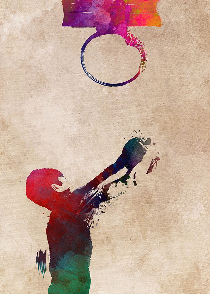 Basketball Sport Art 5 art print by Justyna Jaszke for $57.95 CAD