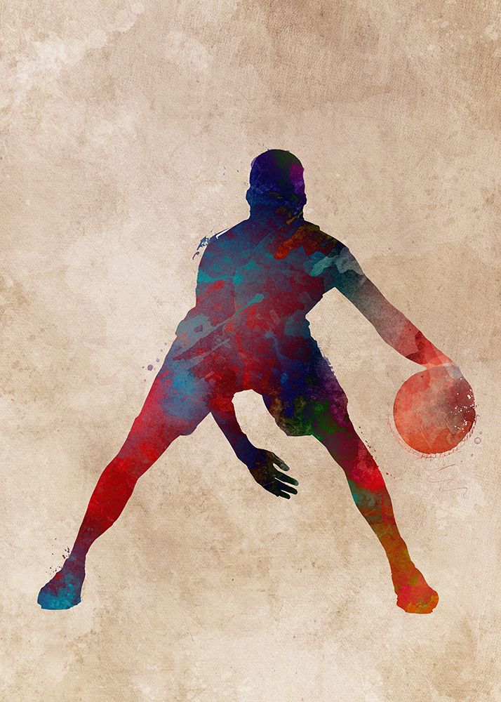 Basketball Sport Art 8 art print by Justyna Jaszke for $57.95 CAD