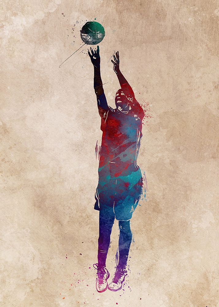 Basketball Sport Art 12 art print by Justyna Jaszke for $57.95 CAD