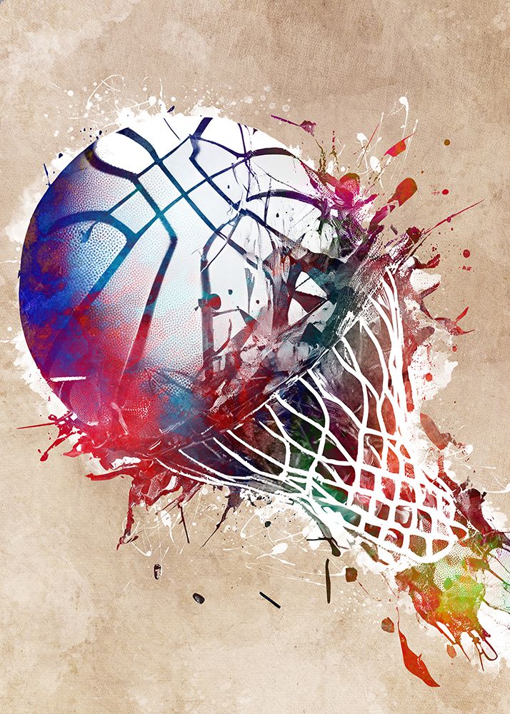 Basketball Sport Art 17 art print by Justyna Jaszke for $57.95 CAD