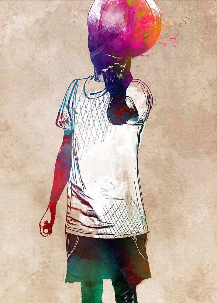 Basketball Sport Art 21 art print by Justyna Jaszke for $57.95 CAD